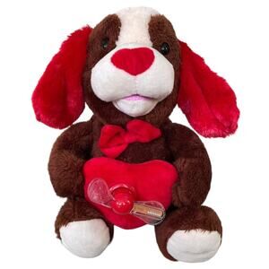 Animated Dog Plush LED Spins I LOVE YOU Sound N Light Animatronics Toy Puppy